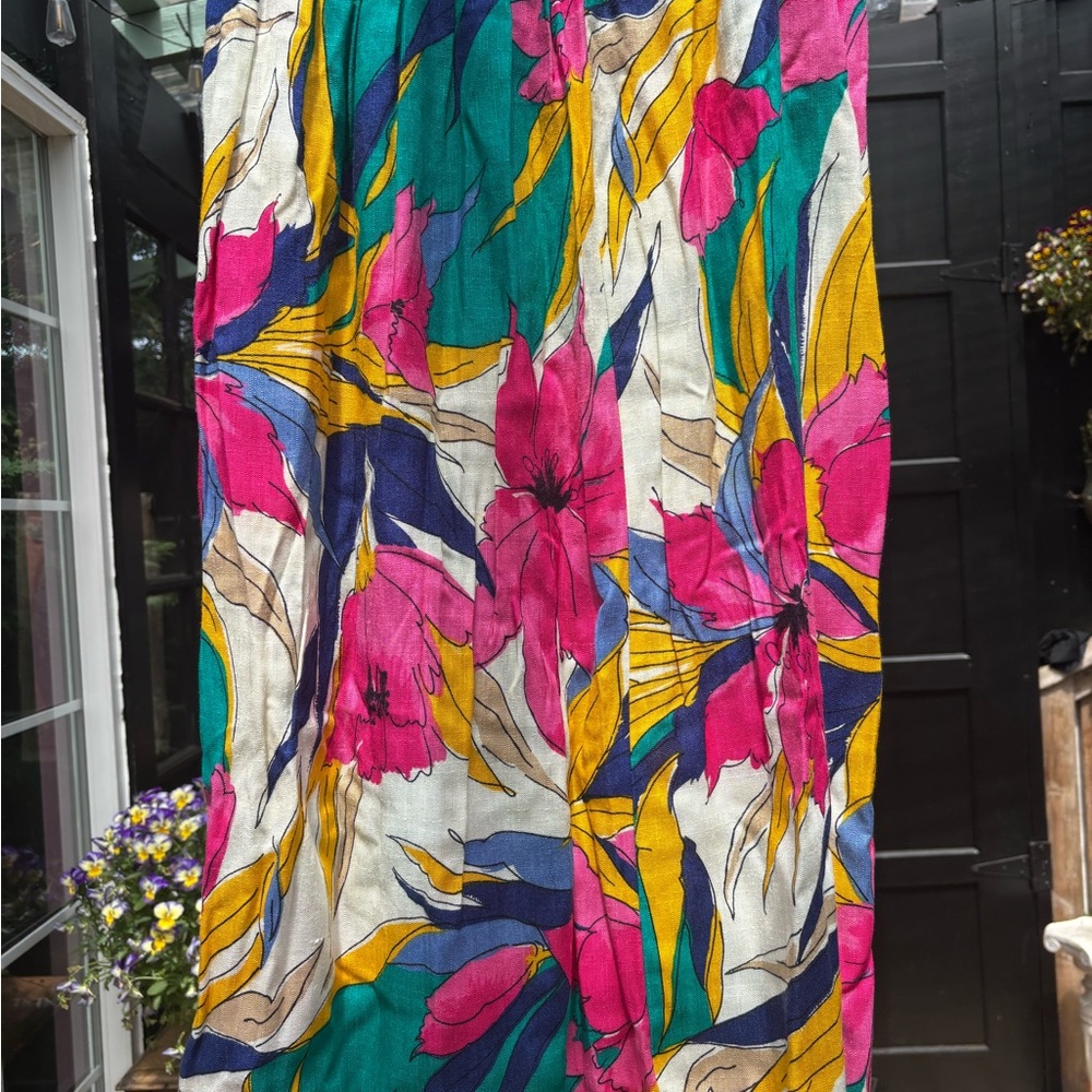 Floral Multicolor Maxi Skirt